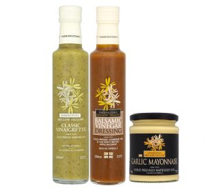 2010 Mellow Yellow garlic mayo balsamic vinegar and classic vinaigrette created