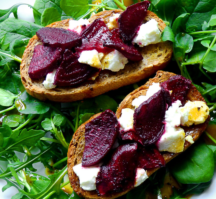 Beetroot Bruschetta Salad - Farrington Oils