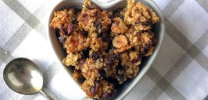 Chocolate, Hazelnut and Apricot Granola desktop