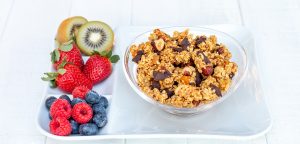 Chocolate, Hazelnut and Apricot Granola desktop