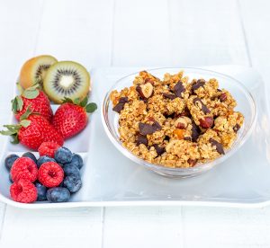 Chocolate, Hazelnut and Apricot Granola