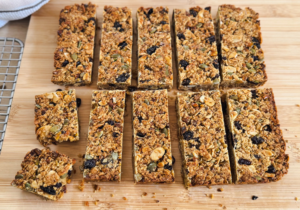 Mellow Yellow Nutty Granola Bars