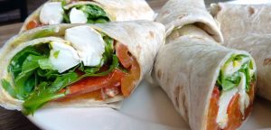 Red Pepper and Goat's Cheese Wrap desktop
