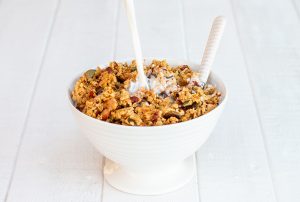 healthy seed and nut granola mobile