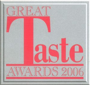 Farrington's Mellow Yellow Great Taste Gold Award 2006 logo