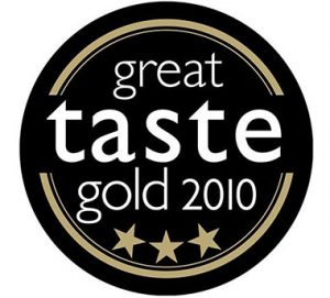 Farrington's Mellow Yellow great taste award 2010 logo