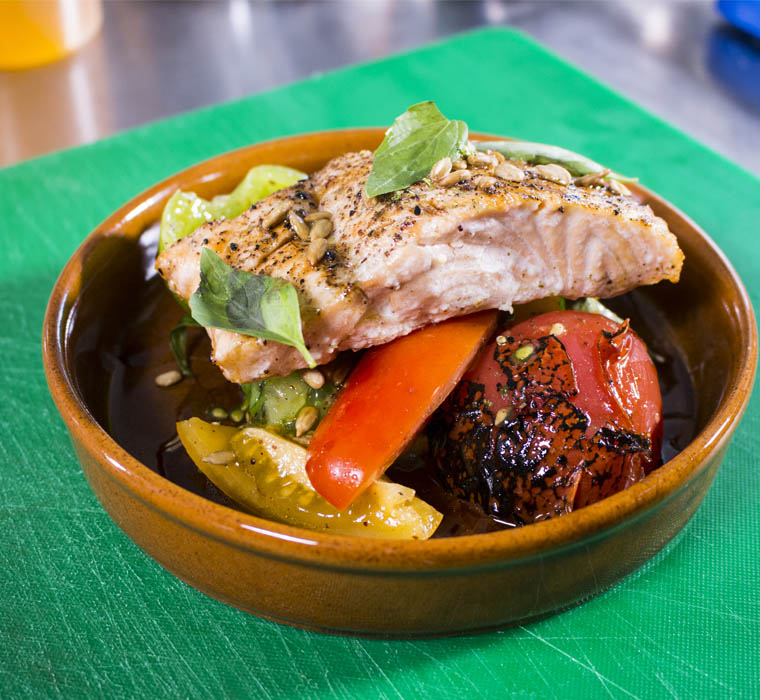 Saints Salmon Salad by Gavin Austin - Farrington Oils