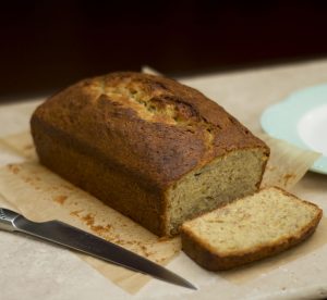 easy banana loaf cake recipe thumbnail