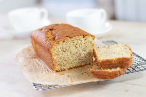 Easy Banana Bread Loaf Cake Recipe with overripe bananas