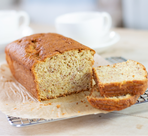 Easy Banana Bread Loaf Cake Recipe with overripe bananas
