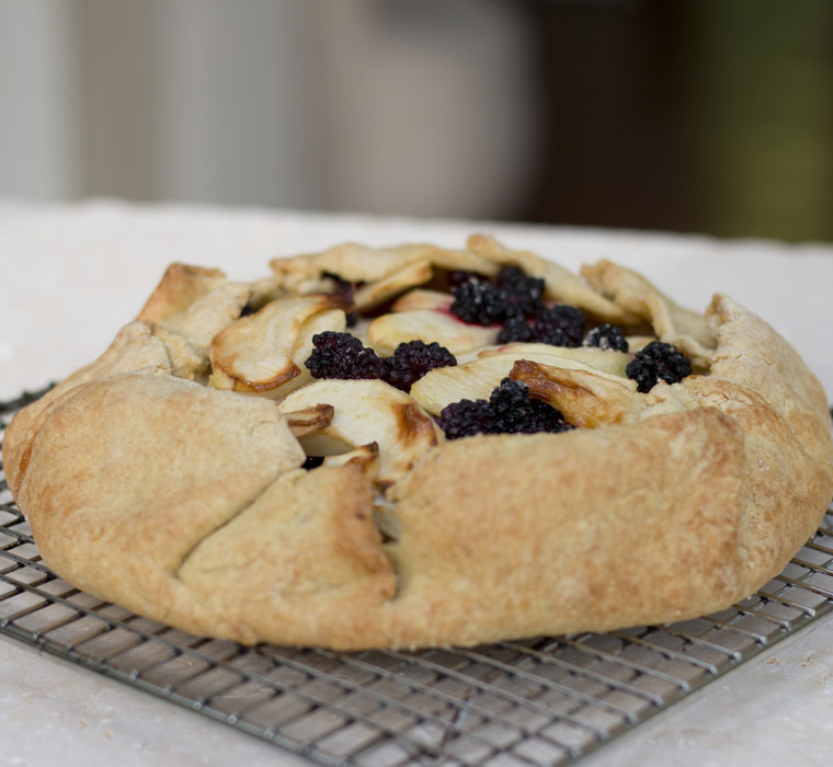 Blackberry and Apple Galette Recipe - Farrington Oils