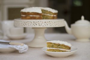 British food fortnight courgette cake