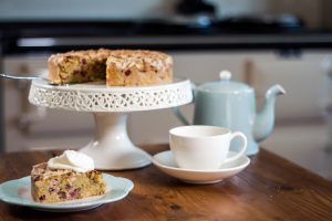 British food fortnight rhubarb cake