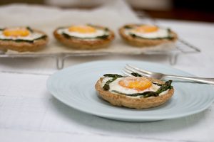 brunch asparagus cheese and egg tartletpastry without butter