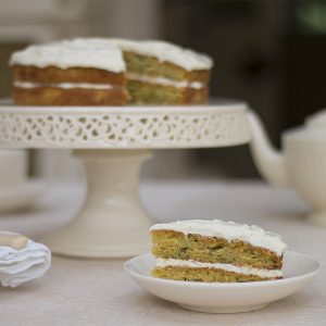baking cakes with oil courgette cake