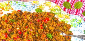 mediterranean lentil salad desktop banner