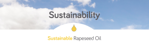 sustainable rapeseed oil banner