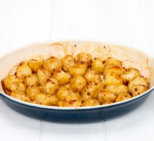 honey mustard new potatoes featured