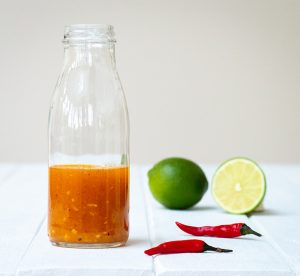 chilli, mango and lime dressing recipe featured
