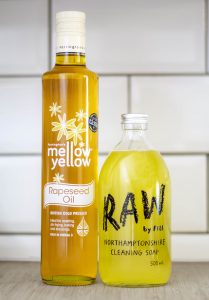 mellow yellow rapeseed oil and northamptonshire cleaning soap