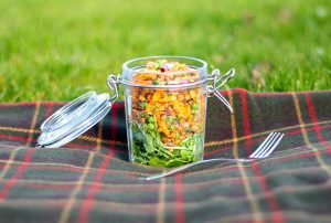 carrot pea lentil picnic pot mobile