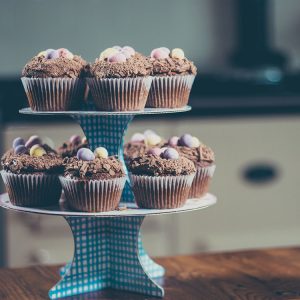 easter chocolate cupcakes
