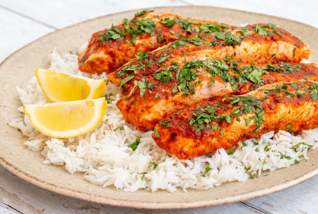 Salmon in Chraimeh Sauce - Farrington Oils