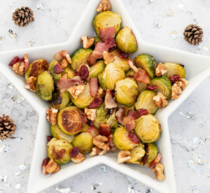 Bacon Cranberry Walnut Sprouts