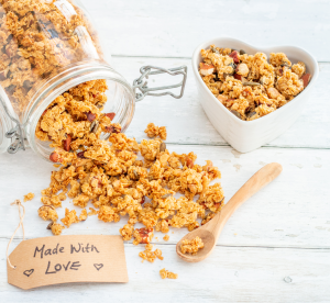 air Fryer granola recipe with rapeseed oil