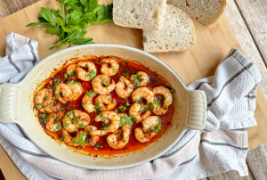 Gambas Pil Pil Chilli and Garlic Prawns