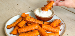 crispy roasted parmesan carrots recipe