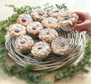 Mellow Yellow Christmas Stollen Muffins
