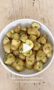 celebrating 15,000 followers in mellow yellow kitchen instagram