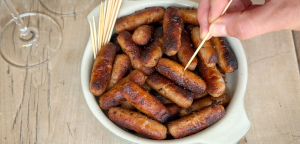 Honey and Mustard Cocktail Sausages party recipe