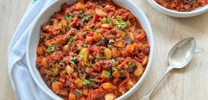 bean and chorizo stew