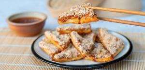 crispy air fryer Prawn toast no deep frying