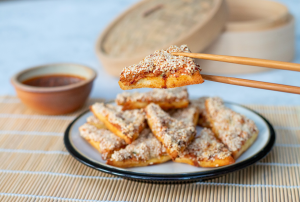 crispy air fryer Prawn toast no deep frying