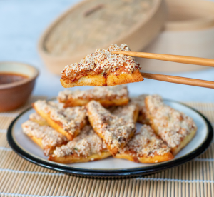 crispy air fryer Prawn toast no deep frying