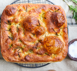 Sea Salt and Rosemary Focaccia Bread
