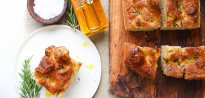 Sea Salt and Rosemary Focaccia Bread