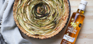 Courgette and Mascarpone Pesto Tart