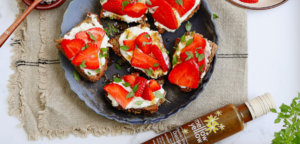 Strawberry Toasts