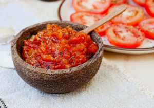 Mellow Yellow Roasted Tomato Relish