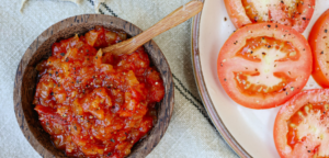 Mellow Yellow Roasted Tomato Relish
