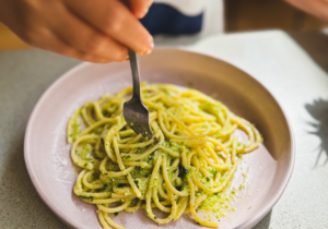 Mellow Yellow Courgette Pesto Pasta