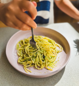 Courgette Pesto Pasta