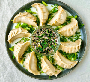 Mellow Yellow Pork Stuffing Potstickers