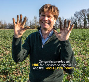 Duncan is awarded an MBE