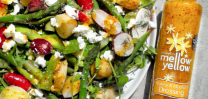 Asparagus, radish and feta salad