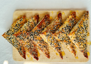 Courgette, Feta & Mozzarella Parcels
